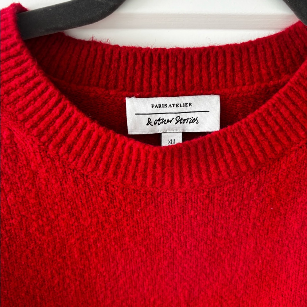 & Other Stories Vibrant Red Knitwear